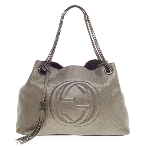 gucci soho chain strap shoulder bag leather medium|cheapest Gucci soho bag.